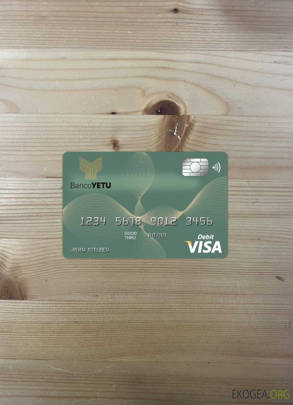 Angola Banco Yetu carte visa photolook recto